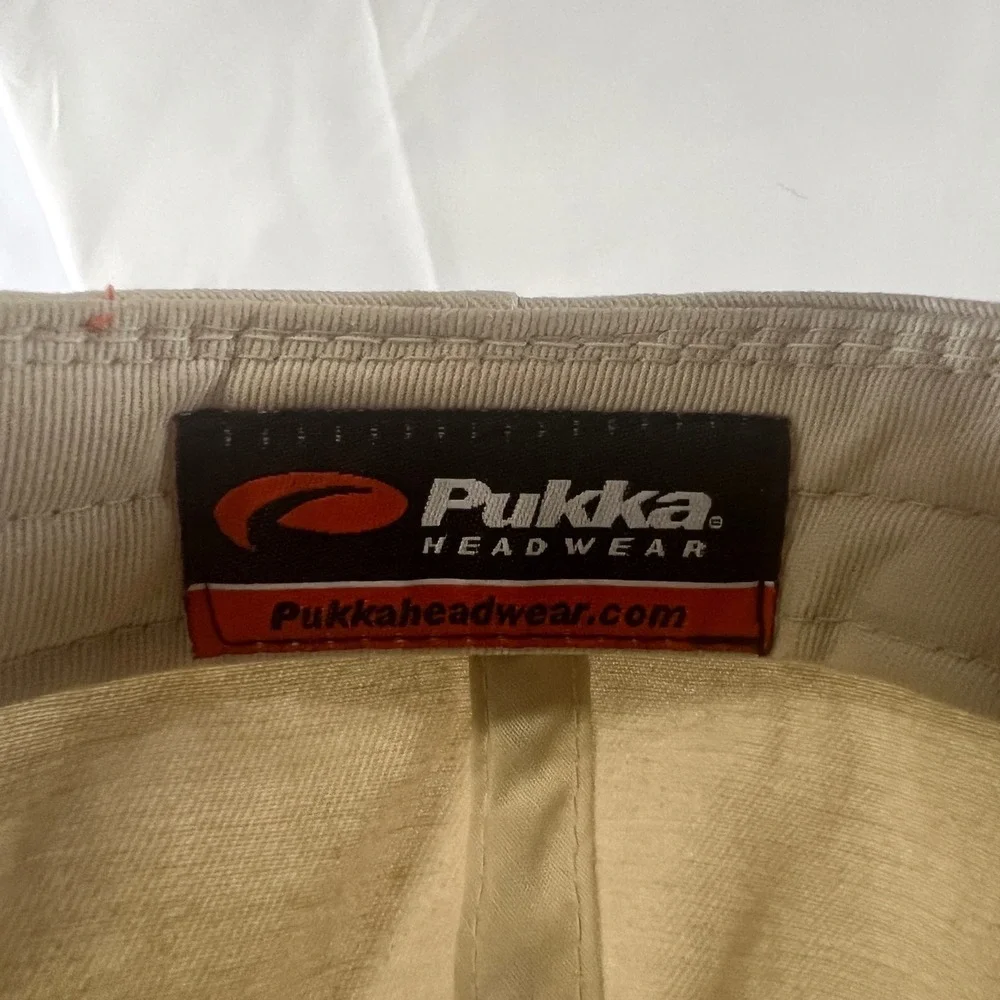 Pukka Headwear Bob Hope Shanks For The Memories Golf Cap Dad Hat Tan Khaki